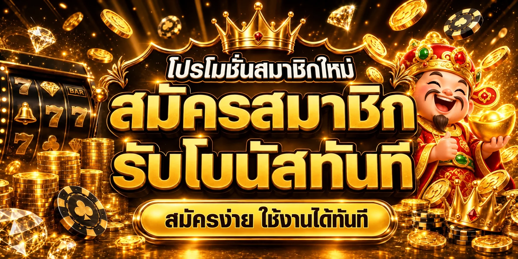 แบนเนอร์สมัครสมาชิก UFAZEEDZA พร้อมมาสคอตเกม